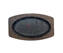 تصویر استیک پز چدن بیضی ۱۷*۲۷