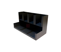 تصویر استند لیوان کاغذی دو طبقه