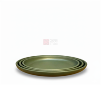 تصویر پلیت گود 24 ملامین سبز کوپر