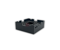 تصویر زیر سیگاری فلزی مربع