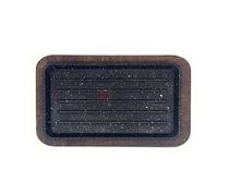 تصویر استیک پز چدن مستطیل  ۱۷*۲۷