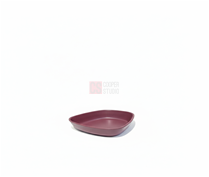 تصویر کاسه چهار گوش ملامین زرشکی p47