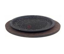 تصویر استیک پز چدن گرد 27 سانت بدون دسته