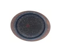 تصویر استیک پز چدن گرد 27 سانت بدون دسته